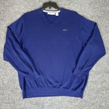 Greg Norman Sweater Mens 2XL Navy Blue Sweatshirt Casual Pullover Cotton... - £12.97 GBP