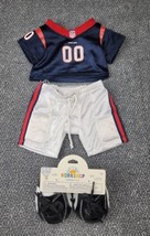 Build A Bear NFL Houston Texans Football Jersey Pants Uniform Cleats 3-pc Teddy - $22.74