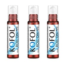 3 Pc X Charak Pharma KOFOL ROLL ON 10 ml, relieves headache &amp; nasal congestion - £11.78 GBP