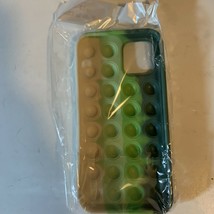 Pop Up Fidget Phone Case For iPhone 11 pro And 12 Pro Green Multi - £6.28 GBP