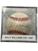 Billy Williams Chicago Cubs autographed Signed Baseball w Ball Cube FREE SHIP - £35.16 GBP