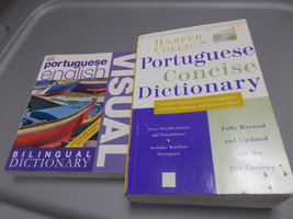 Portuguese English Dictionaries Lot of 2 Please Read Description - £5.09 GBP