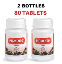 2 X Charak Pigmento Tablets For Vitiligo Promotes Melanin 40 Tabs / FREE... - $19.59