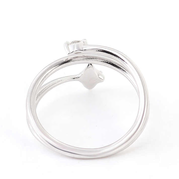 Marquise Moissanite Engagement Ring 925 Silver Solitaire Unique Engagement Ring Item image 3