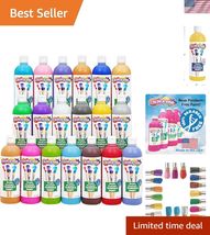 19-Color Paraben-Free Washable Tempera Paint Set - Non-Toxic Kids Art Su... - $167.69