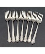 Gorham Plate 1930 LADY CAROLINE Salad Fork Set of 7 VTG Rare - €42,88 EUR