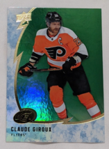 2019 - 2020 CLAUDE GIROUX UPPER DECK ICE GREEN FOIL # 39 NHL HOCKEY CARD UD - $2.99