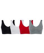 Rhonda Shear 4‑Pack Original Ahh Bra 1X (EG/TG) Black, White, Gray, and Red - $41.83 CAD