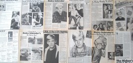 Ricky Schroder ~ Twenty (20) B&amp;W Vintage Articles From 1980-1986 ~ B2 Clippings - £8.03 GBP