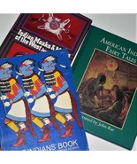 LOT OF 3 NATIVE AMERICAN INDIAN BOOKS ~ SONGS, LEGENDS, FAIRY TALES, MAS... - $40.58 CAD