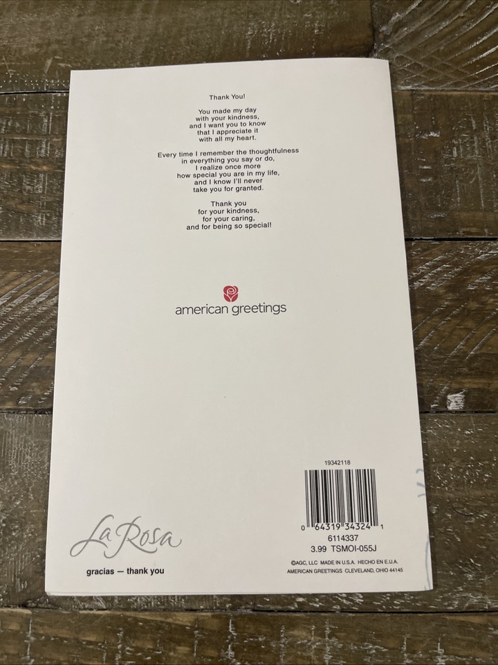American Greetings Greeting Card Gracias! Item image 2