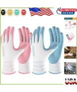 Women’s Medium Garden Gloves - 2 Pairs in Blue &amp; Pink, Durable &amp; Washable - $26.56 CAD