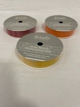 Details Sheer Ribbon 3 pcs - e353 - $80.34 MXN