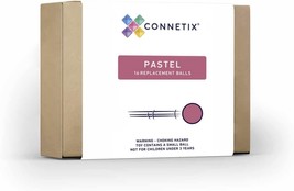 CONNETIX Wooden Ball Pack, 16pc Pastel Colors, Ball Run Accessory Set - $291.90 MXN