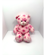 Build A Bear Winter Flurry Pink Stuffed Animal Snowflake Nose Plush Tedd... - £7.80 GBP