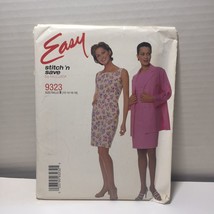 Easy Stitch &#39;n Save 9323 Size 12-18 Misses&#39; Shirt and Dress - £10.05 GBP