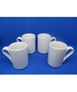 Dansk Bisserup White Bistro Set Of 4 White 4&quot; X 2 3/4&quot; Coffee Mugs VGC - £31.25 GBP