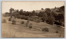 RPPC Scene In The Country Stone Wall Fallen Bridge Real Photo Postcard Y28 - $7.95