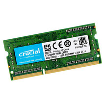 Crucial 4GB DDR3L 1600Mhz PC3L-12800 1RX8 Sodimm Notebook Mémoire CT5126... - $35.57