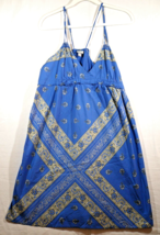 Women&#39;s Converse One Star Blue Bandana Sun Tank Strap Dress Knee Length ... - $19.99