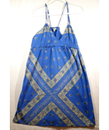 Women&#39;s Converse One Star Blue Bandana Sun Tank Strap Dress Knee Length ... - £15.65 GBP
