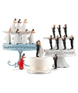 Interchangeable Mix &amp; Match Ethnic True Romance Wedding Cake Toppers Int... - $24.98