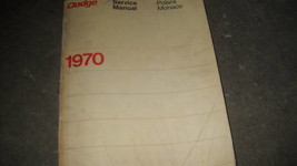 1970 Dodge Polara Monaco Servizio Riparazione Negozio Officina Manuale OEM - £11.52 GBP