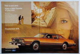 1973 Print Ad The 1974 Ford Thunderbird Sunroof or Moonroof - £12.10 GBP