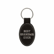 Grandma Gifts Best Grandma Ever Engraved Leatherette Keychain for Women ... - £8.76 GBP