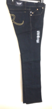 Rock &amp; Republic Lowrise Straight Stella Women Denim Jeans Blue Gold &quot;R&quot; ... - $56.95