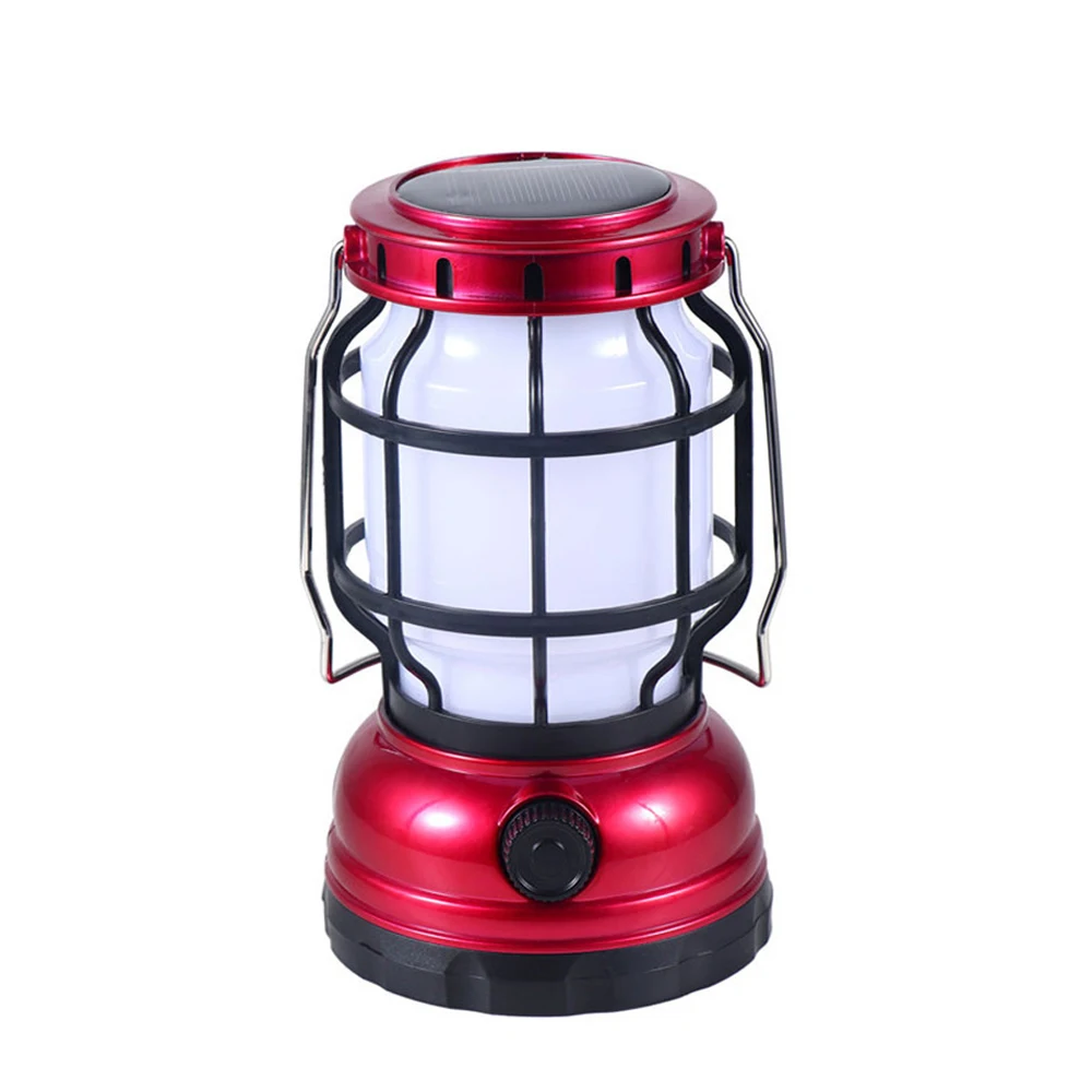 VICKYO Solar LED Lamp Outdoor Camping Tent Lamp USB Rechargeable Portable Retro  - £196.74 GBP