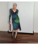 UNgarO Lace Insert Floral Dress Midi Swish Dress OFFeRS! - €491,68 EUR