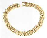 9&quot; Men&#39;s Bracelet 10kt Yellow Gold 334254 - £883.28 GBP