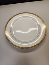 Round Serving Platter Sango 8453 vintage china in Empress Gold - £11.20 GBP
