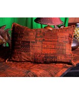 Handcrafted Terracotta Guatemalan Embroidered Accent Pillow Cover - $72.73