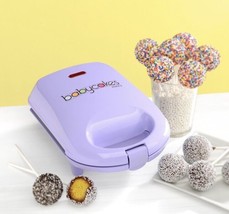 Babycakes Cake Pop or Donut Hole Maker Kit Makes 9 Purple NEW - £20.42 GBP