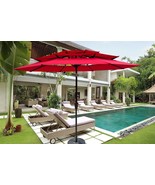 9ft Patio Umbrella: Crank, Tilt, Wind Vents - $2,739.22 MXN