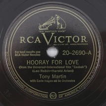 Tony Martin – Hooray For Love/ It Was Written In The Stars - 1948 10&quot; 78 20-2690 - £17.12 GBP