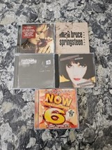 lot 5 pop easy listening CDs Celine Dion Springsteen Linda Ronstadt NOW ... - £12.45 GBP