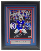 Damar Hamlin Signed Framed 8x10 Buffalo Bills Photo BAS - $164.89