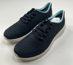 crocs NWOB lite ride pacer navy blue women’s 8 lace up sneakers R9 - £46.29 GBP