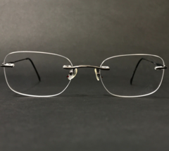 Technolite Eyeglasses Frames TLD 701 GM Gray Rectangular Rimless 50-19-140 - £37.08 GBP