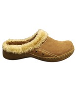 Baretraps Ellina Scuff Slippers Womens US 9M Brown Tan Faux Fur Lined Sl... - $39.40