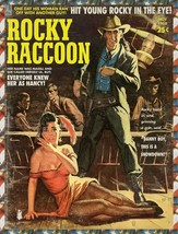 11738.Decor Poster.Room home Wall art design.Rocky Raccoon Western pulp cover - £12.94 GBP+