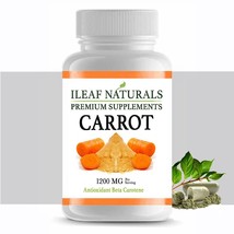iLeafNaturals Organic Carrot Capsules 1200 MG - £11.07 GBP