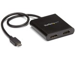 StarTech.com USB-C to Dual HDMI Adapter, USB Type-C Multi-Monitor MST Hu... - £54.67 GBP