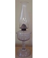 Wonderful Vintage Pressed Glass Liquid Lamp - VGC - Pineapple &amp; Fan - US... - £94.83 GBP