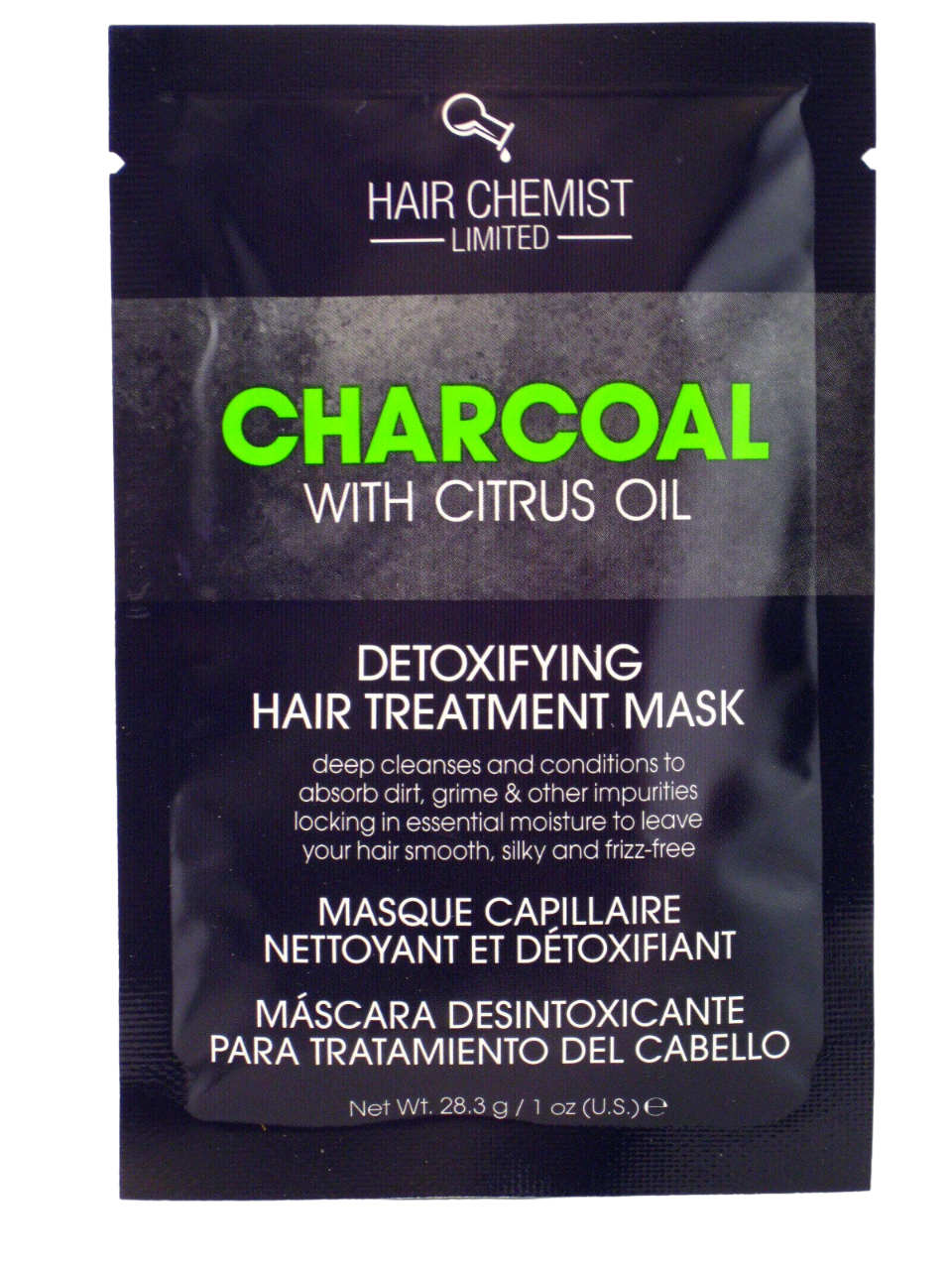 HAIR CHEMIST CHARCOAL WITH CITRUS OIL DETOXIFYING HAIR TREATMENT MASK - $6.99+