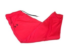 UnderArmour Heat Gear Joggers Ankle Pants Size Large Pink Loose Fit RN #96510 - £10.23 GBP