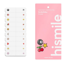 Hismile Smilestika Temporary Tooth Tattoo Fun Pack 1 Sheet - $77.15